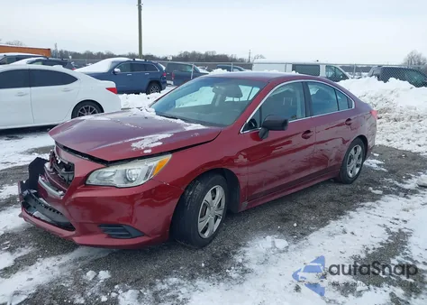 2016 Subaru Legacy 2.5I из США, поврежденный, VIN 4S3BNAA68G3024638